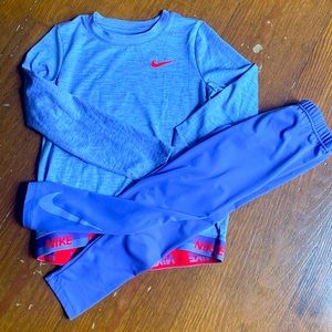 Girls Nike dri-fit outfit